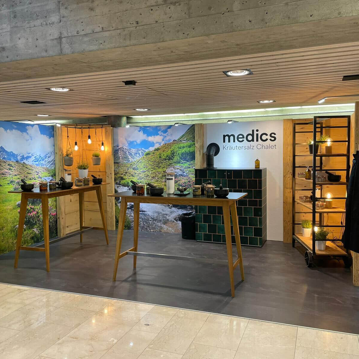 A3 Erlebnismanufaktur AG - Messebau - Medics Labor AG - Kongresszentrum Davos