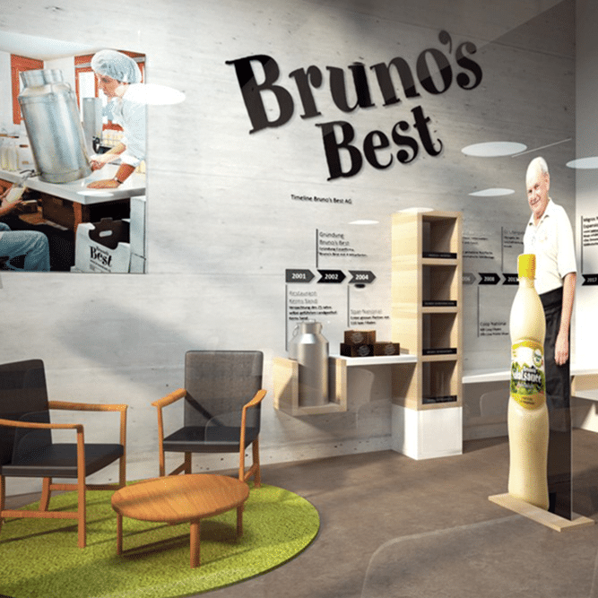 A3 Erlebnismanufaktur AG - Raumgestaltung - Eingangsbereich - Brunos Best