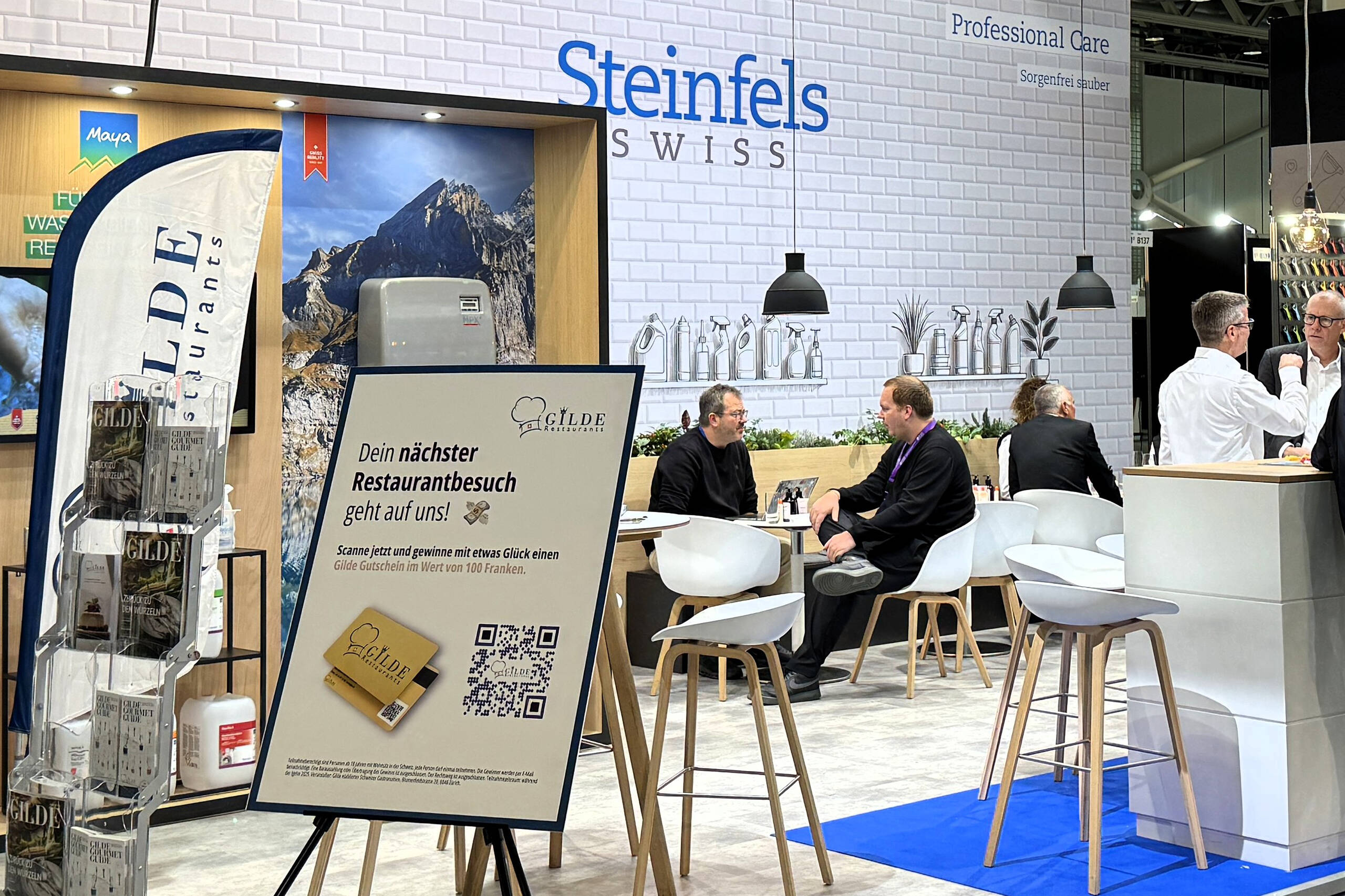 A3 Erlebnismanufaktur AG - Messebau Igeho - Steinfels Swiss