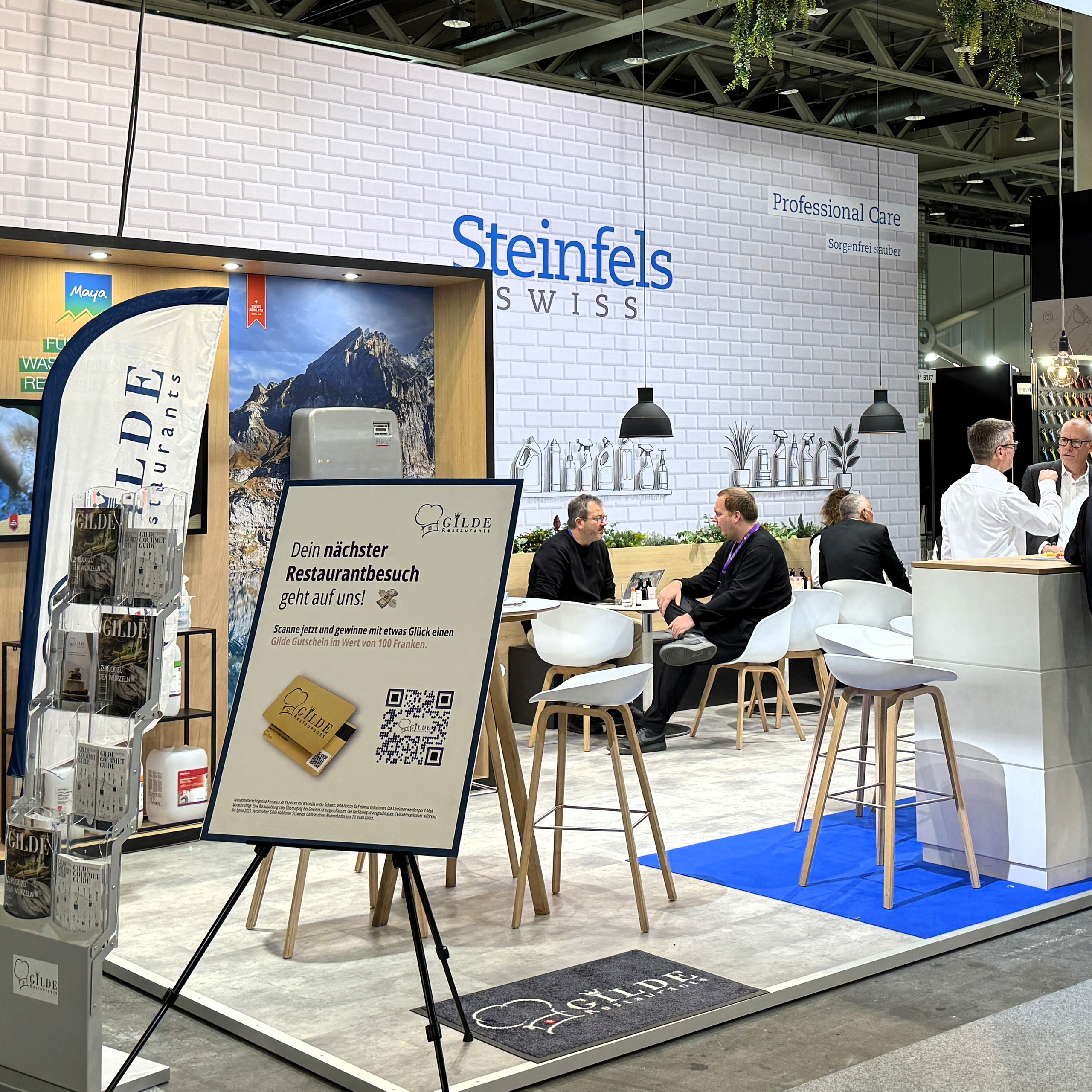 A3 Erlebnismanufaktur AG - Messebau Igeho - Steinfels Swiss