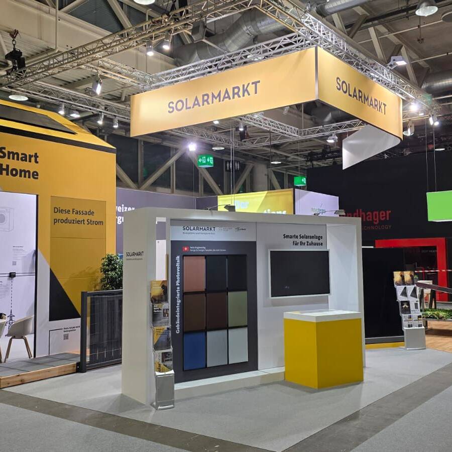 A3 Erlebnismanufkatur AG - Messebau - Swissbau Solarmarkt