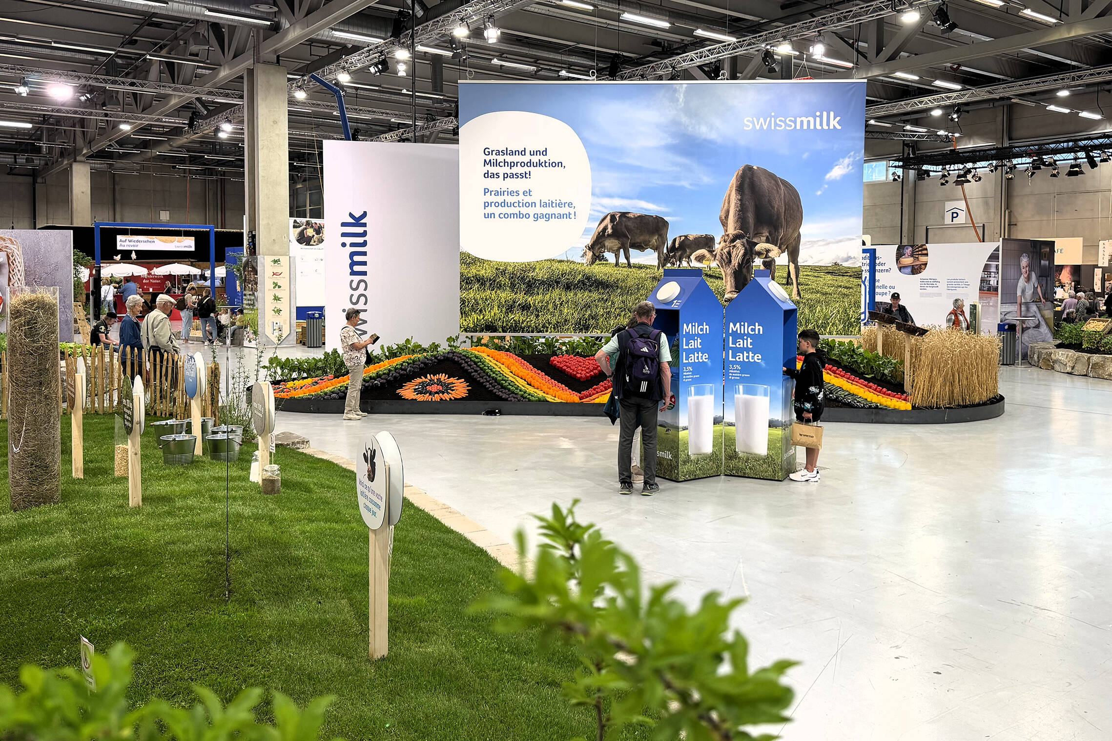 A3 Erlebnismanufaktur AG - Messebau - BEA Swissmilk Gruenes Zentrum